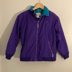 Vintage kids LL Bean warm up jacket